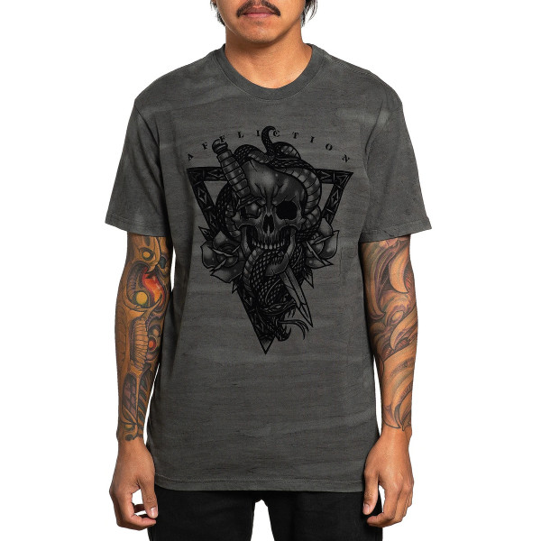 Футболка Affliction Sacred Strike Charcoal Camo