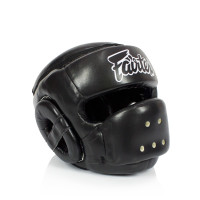 Шлем Fairtex HG14 Full Face Protector Headguard Black