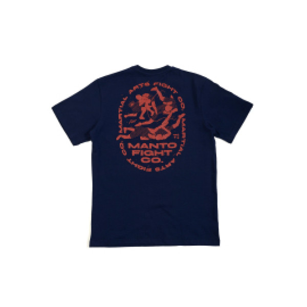Футболка MANTO T-shirt Wrestling Navy Blue