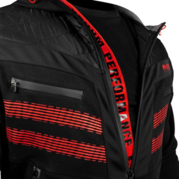 Толстовка Venum Laser 2.0 Hoody Black Red