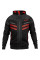 Толстовка Venum Laser 2.0 Hoody Black Red