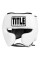 Шлем Title Boxing Leather Sparring Headgear White