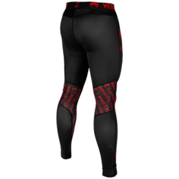 Компрессионные штаны Venum Logos Tights Black Red