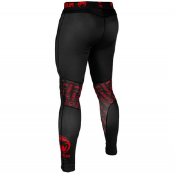 Компрессионные штаны Venum Logos Tights Black Red