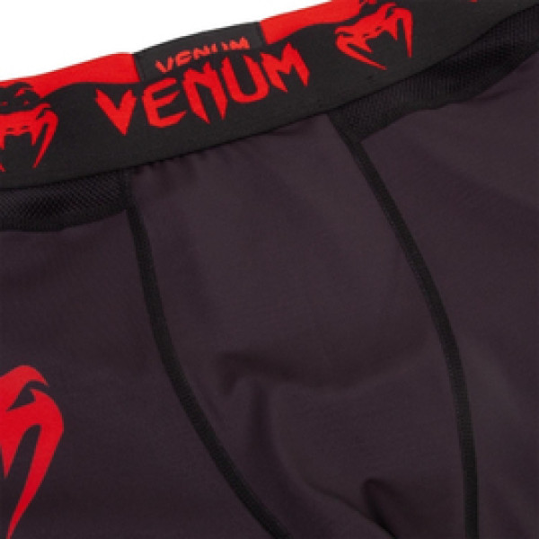 Компрессионные штаны Venum Logos Tights Black Red