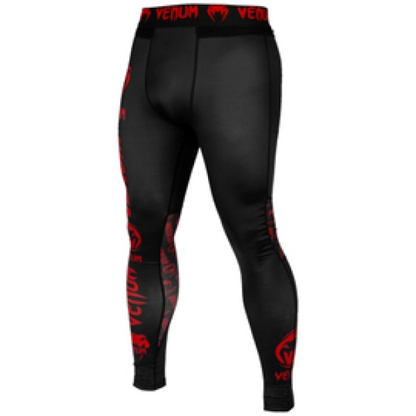 Компрессионные штаны Venum Logos Tights Black Red