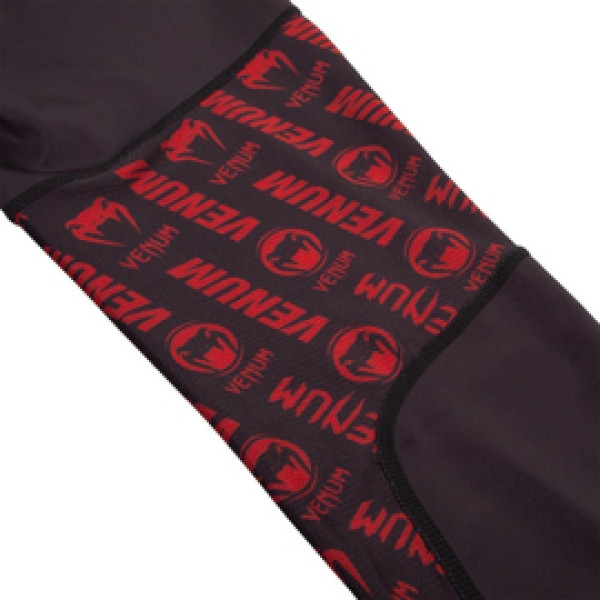 Компрессионные штаны Venum Logos Tights Black Red