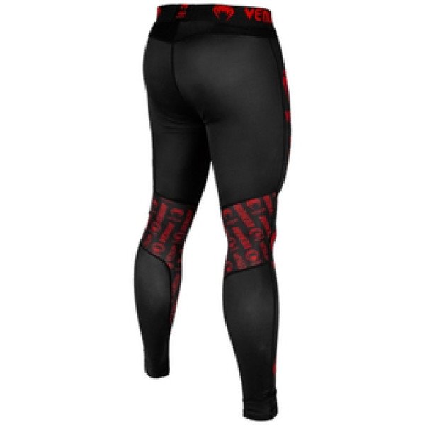 Компрессионные штаны Venum Logos Tights Black Red