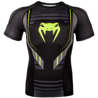 Рашгард Venum Technical 2.0 Rashguards Short Black Yellow