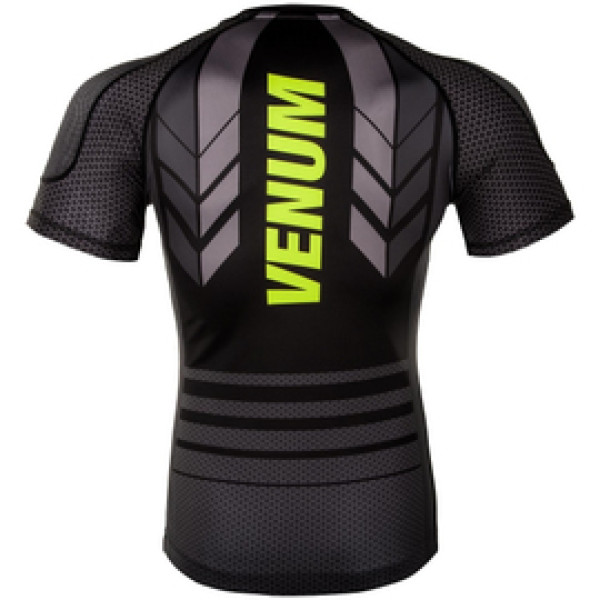 Рашгард Venum Technical 2.0 Rashguards Short Black Yellow