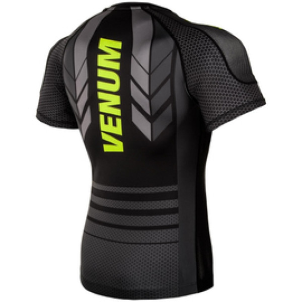 Рашгард Venum Technical 2.0 Rashguards Short Black Yellow