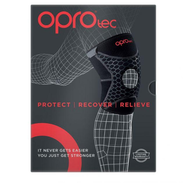 Наколінник спортивний OPROtec Knee Support with Open Patella TEC5729-MD M Чорний