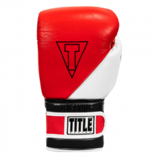 Боксерские перчатки Title Gel E-Series Training&Sparring Gloves Red White Black