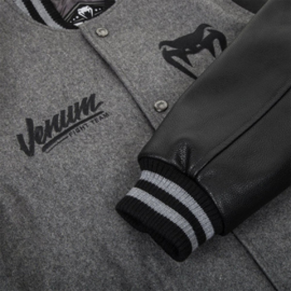 Куртка Venum Shockwave Varsity Jacket Black Grey