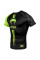 Рашгард Venum Logos Short Sleeves Rashguard Black Neo Yellow