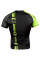 Рашгард Venum Logos Short Sleeves Rashguard Black Neo Yellow