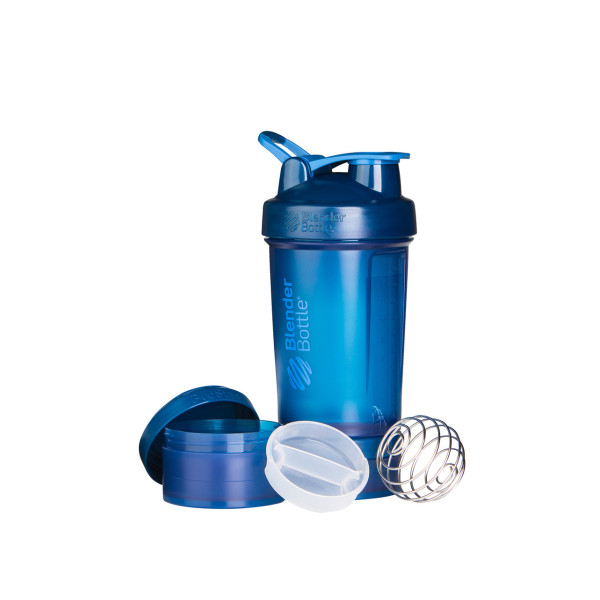 Шейкер спортивний BlenderBottle ProStak 22oz/650ml з 2-ма контейнерами Navy (Original)