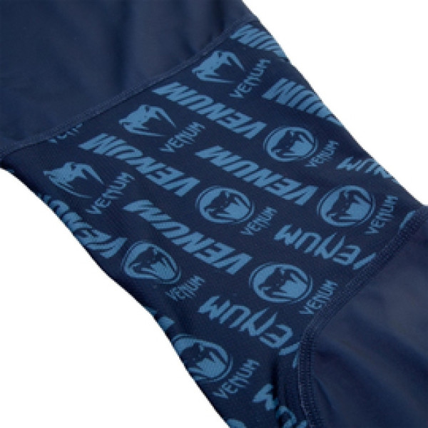 Компрессионные штаны Venum Logos Tights Navy Blue White