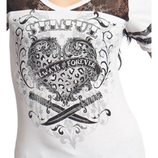 Женская футболка Sinful By Affliction Ginger June Tee