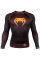 Компрессионная футболка Venum Contender 3.0 Compression T-shirt Long Sleeves Black/Orange