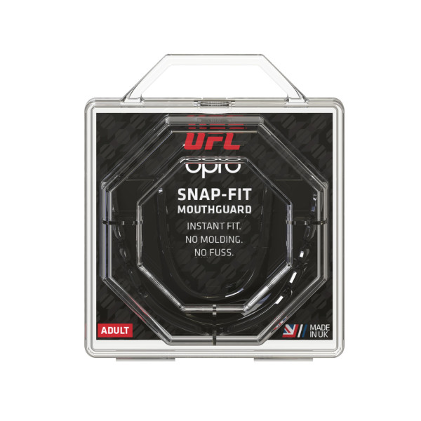 Капа боксерська OPRO Junior Snap-Fit UFC Hologram Black (art.002263001)