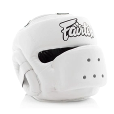 Шлем Fairtex HG14 Full Face Protector Headguard White