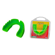 Капа боксерська OPRO Junior Snap-Fit Neon Green (art.002143003)