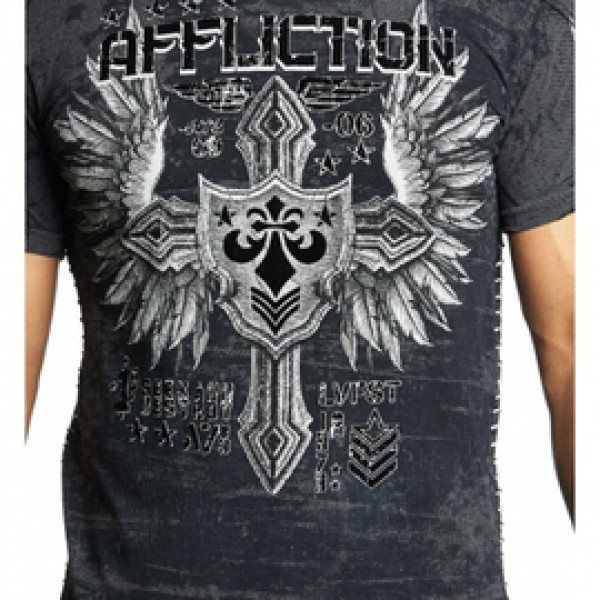 Футболка Affliction Combination Taping Tee