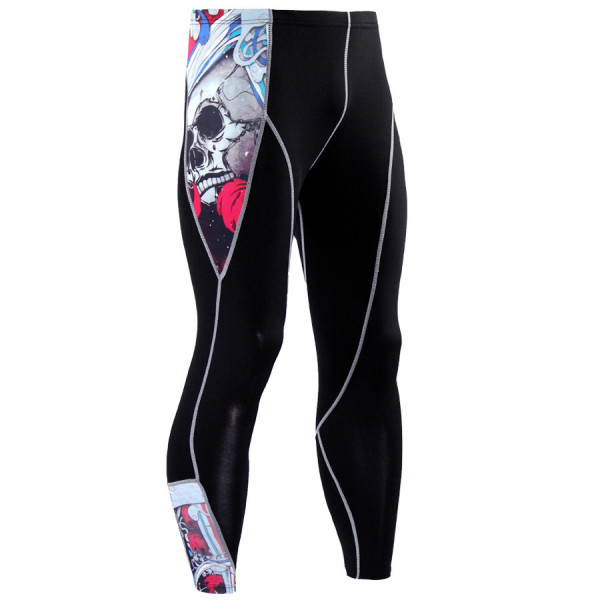 Компрессионные штаны Fixgear Abstract Skull