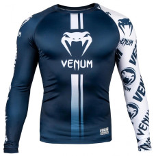 Рашгард Venum Logos Rashguard Long Sleeves Navy Blue White