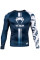 Рашгард Venum Logos Rashguard Long Sleeves Navy Blue White