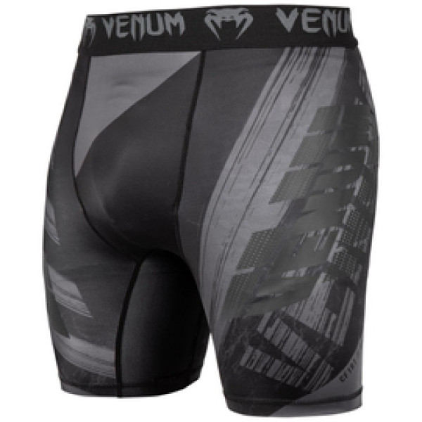 Компрессионные шорты Venum AMRAP Compression Shorts Black Grey