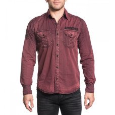 Мужская рубашка Affliction Black Premium Darken Soul