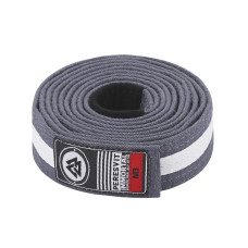 Детский пояс для кимоно Peresvit BJJ Belt Kid's Grey White