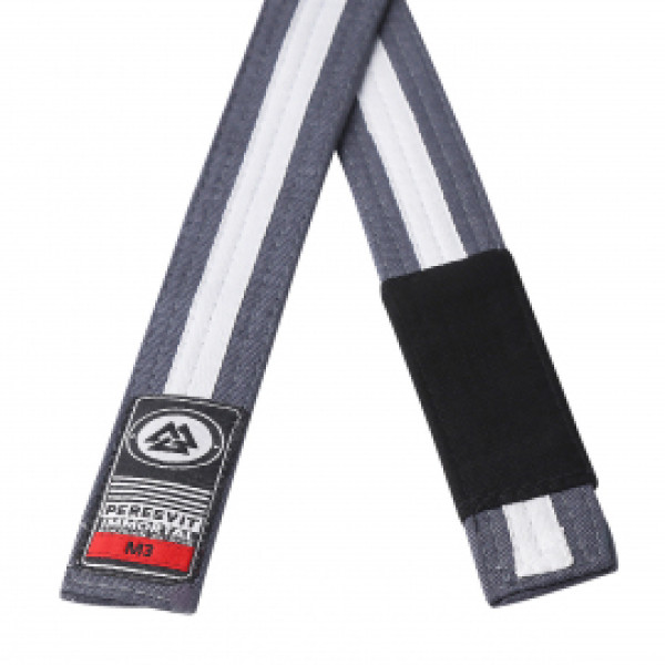 Детский пояс для кимоно Peresvit BJJ Belt Kid's Grey White