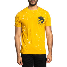 Футболка Affliction Blackbird A24542 Gold Constrution