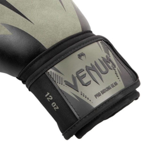 Боксерские перчатки Venum Impact Boxing Gloves Khaki Black