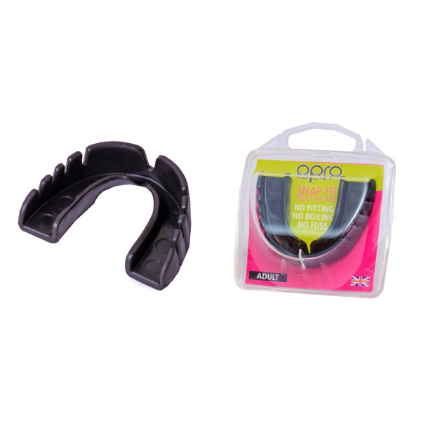 Капа боксерська OPRO Snap-Fit Jet Black (art.002139001)