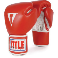 Боксерские перчатки Title Classic Pro Style Training Gloves Red