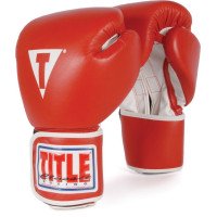 Боксерские перчатки Title Classic Pro Style Training Gloves Red
