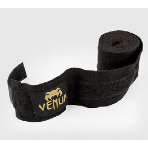 Боксерские бинты Venum Kontact Boxing Handwraps - 2.5m Black Gold