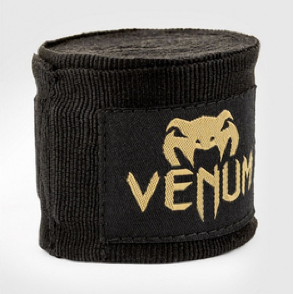 Боксерские бинты Venum Kontact Boxing Handwraps - 2.5m Black Gold