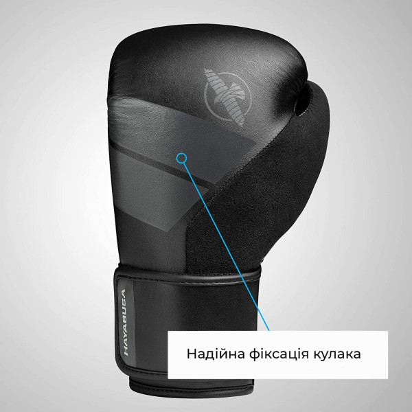 Боксерські рукавиці Hayabusa S4 - Чорні 16oz (Original)