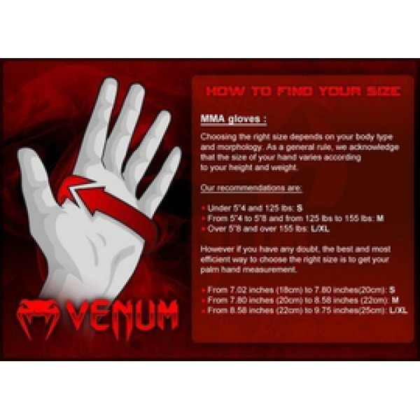 Перчатки Venum Undisputed MMA Gloves - Nappa Leather - White