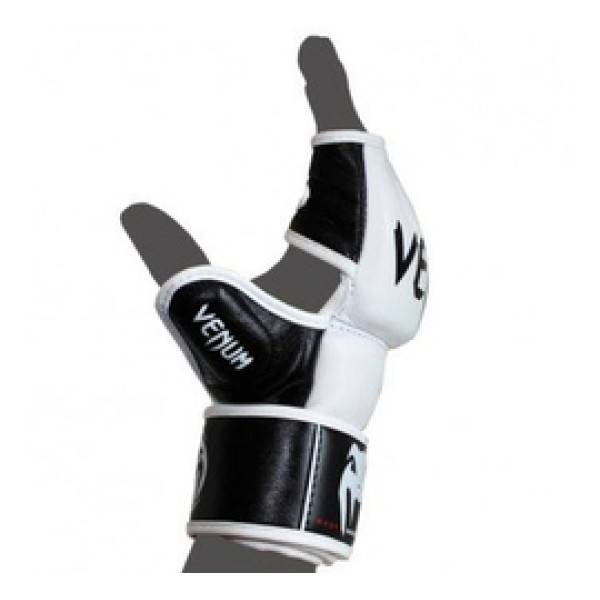 Перчатки Venum Undisputed MMA Gloves - Nappa Leather - White