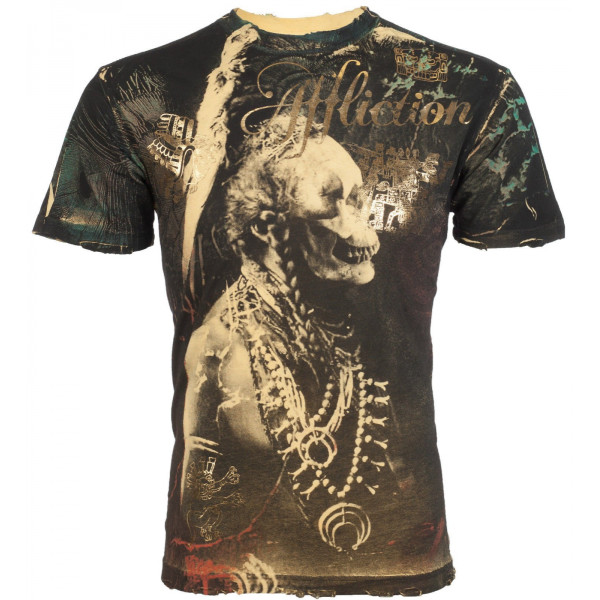 Футболка Affliction Parrot Yellow T-shirt