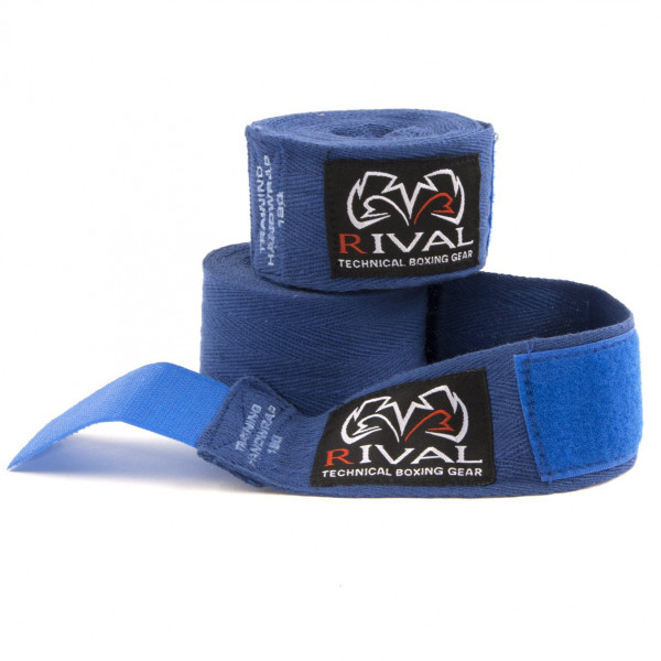 Боксерские бинты Rival Cotton Handwraps Blue