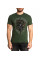 Футболка Affliction Skull Ranger Reversible Green Black