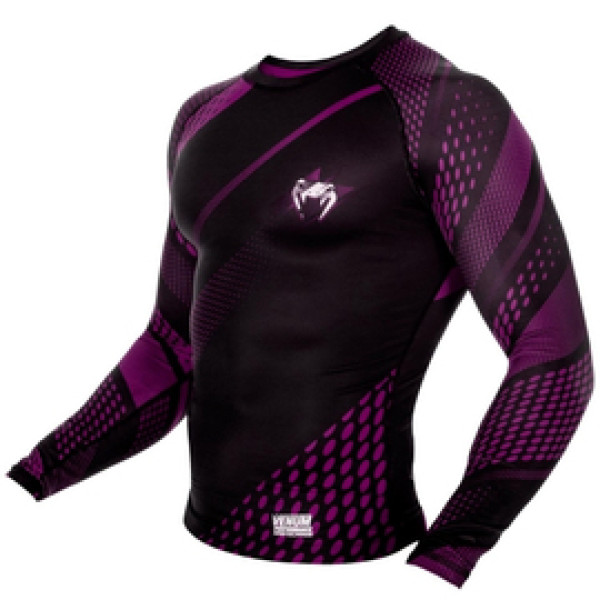 Рашгард Venum Rapid Rashguard Long Sleeve Black-Purple