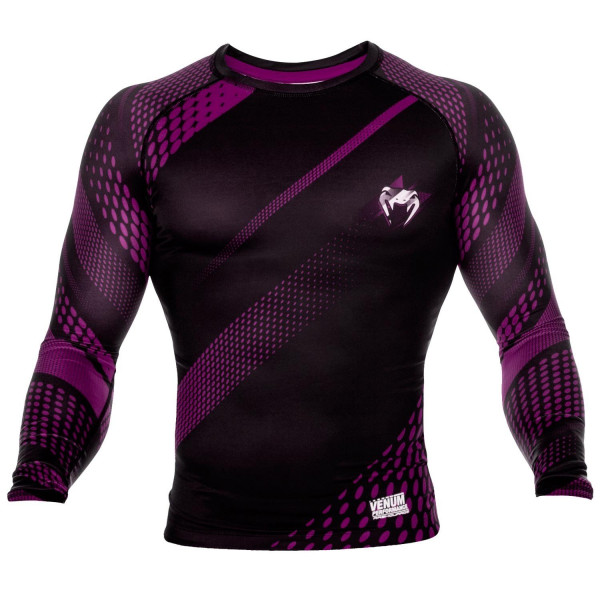 Рашгард Venum Rapid Rashguard Long Sleeve Black-Purple